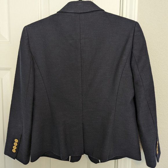 Ann Taylor, size 4, navy blue dress with matching jacket - Picture 4 of 6